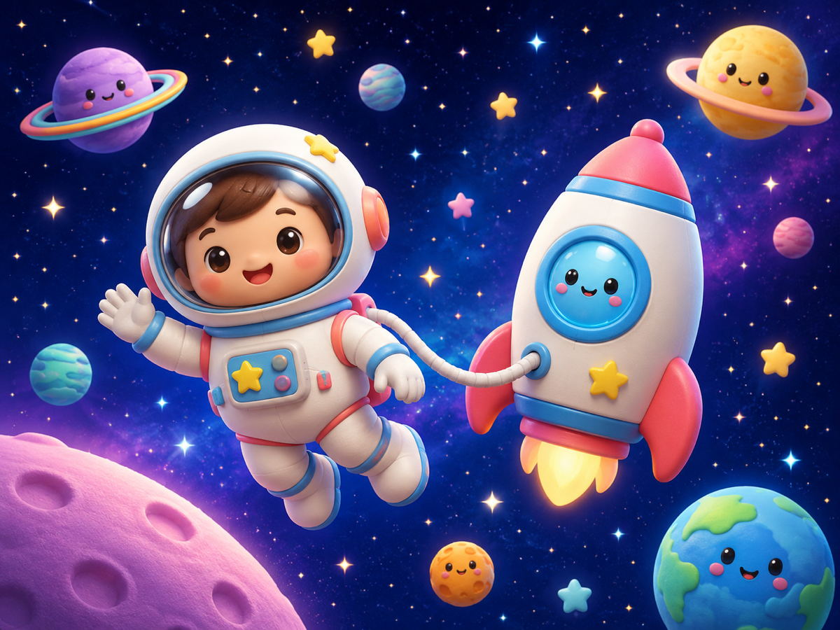 Kiddo Stories — un'avventura nello spazio